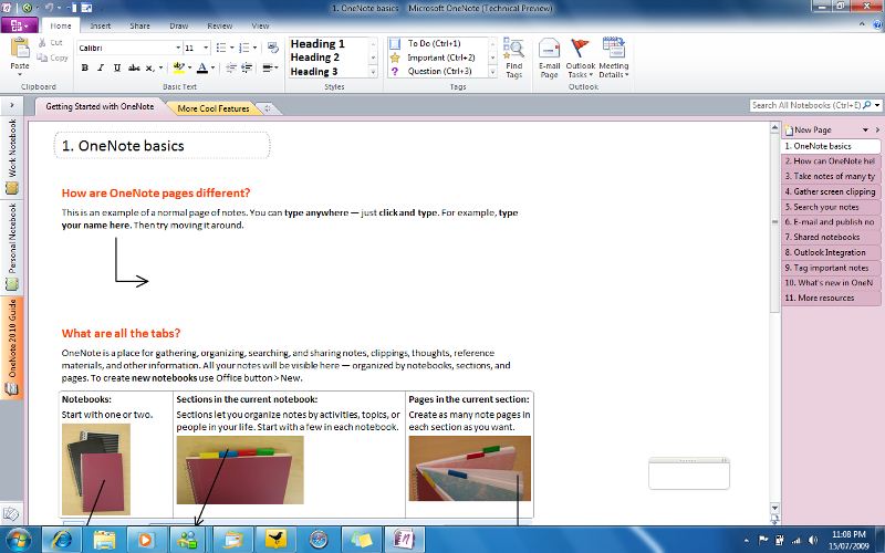 OneNote 2010